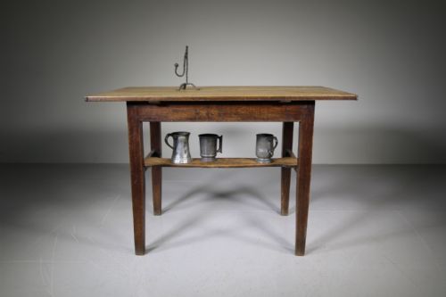 18th Century Welsh Antique Oak Tavern Table