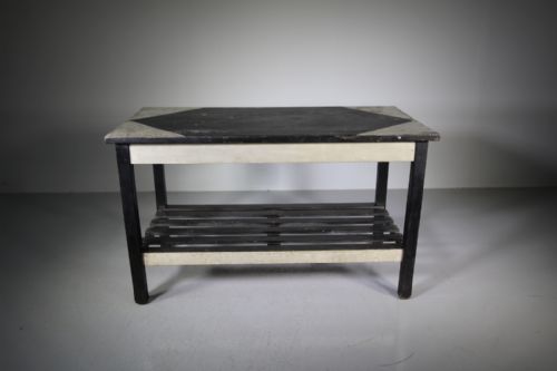 English Edwardian Original Painted Pine Centre Table