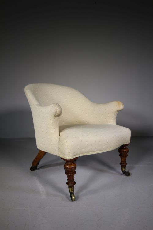 Mid 19th Century English Antique Armchair