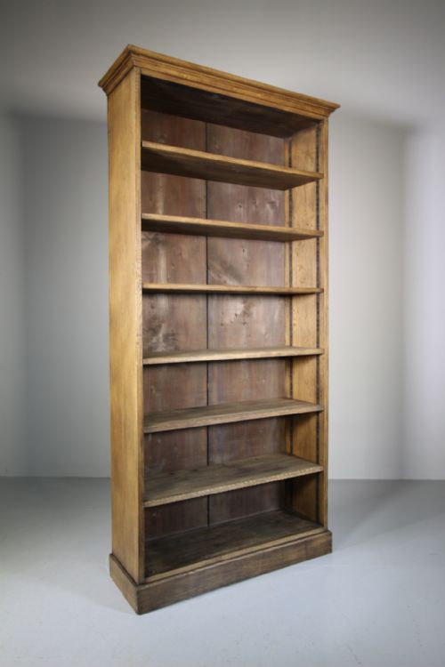English 19th Century Antique Oak Bookcase