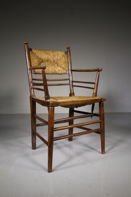 19th Century Antique Morris Sussex Armchair