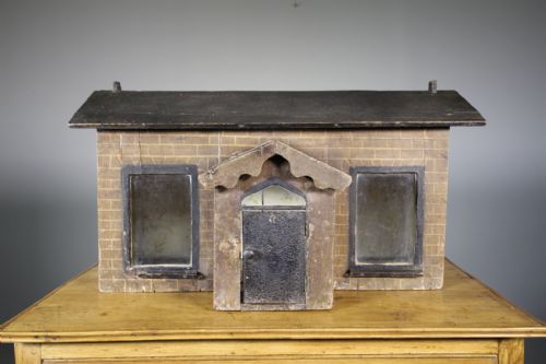 19th Century Antique Dolls House in Original Paint
