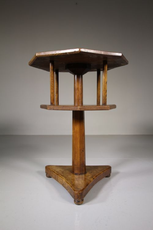 Early 19th Century Antique Ash Revolving Table