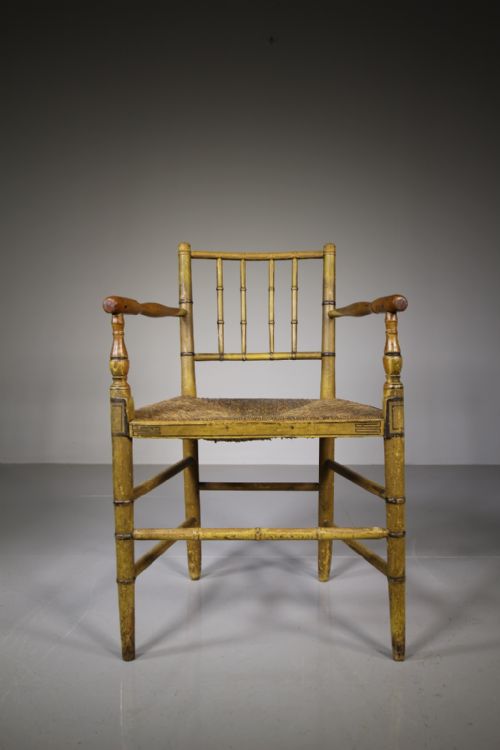 Regency Antique Armchair in Original Paint