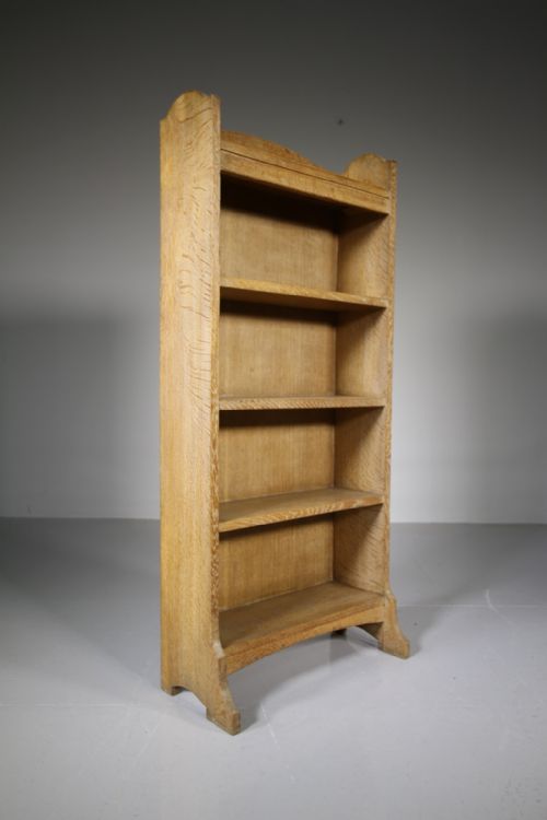 Heals of London 1920’S Oak Open Bookcase