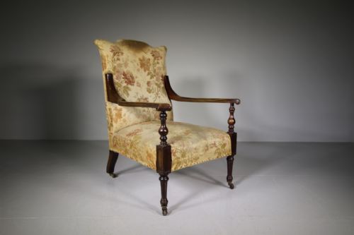 Morris & Co Antique Saville Armchair by George Jack
