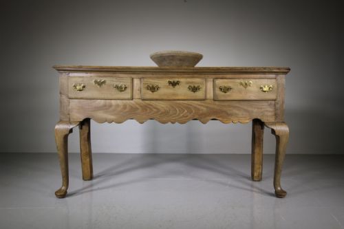 English 18th Century Antique Elm Dresser