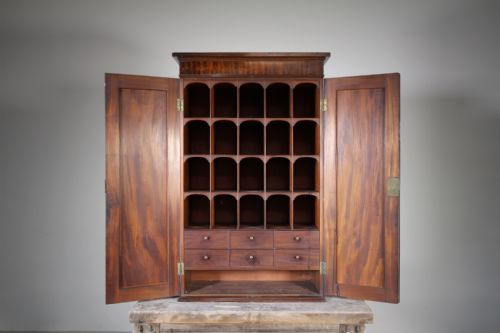 Regency Antique Wall Cabinet – Fabulous Interior