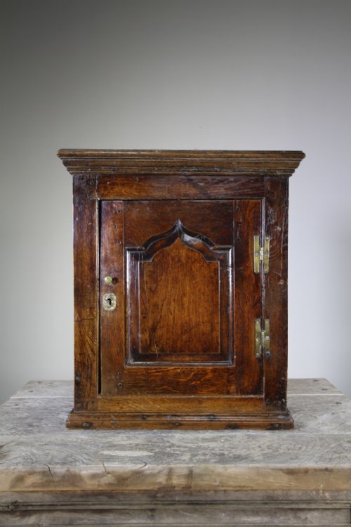 Welsh 18th Century Antique Oak Spice Cupboard