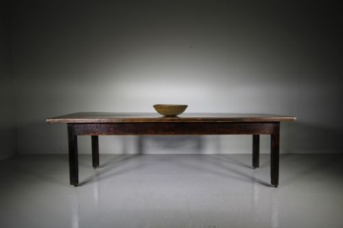 Fabulous English 18th Century Antique Elm Dining Table