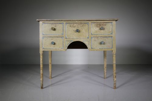Beautiful Regency Original Painted Pine Side Table