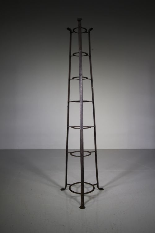 Early 19th Century English Antique Iron Pan Stand