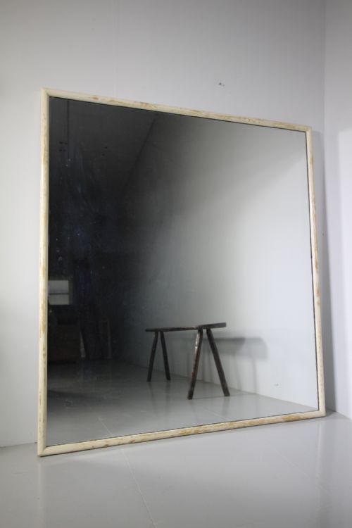 Large 19th Century Antique Shop Fitting Mirror