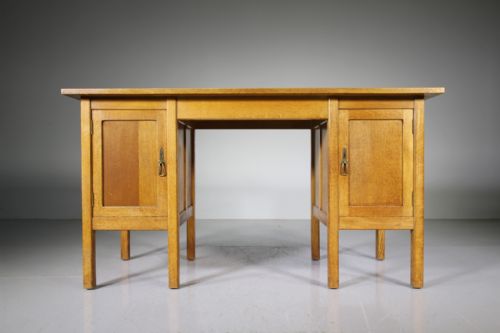 Fabulous 1930’S Gordon Russell Oak Desk from Bolton School