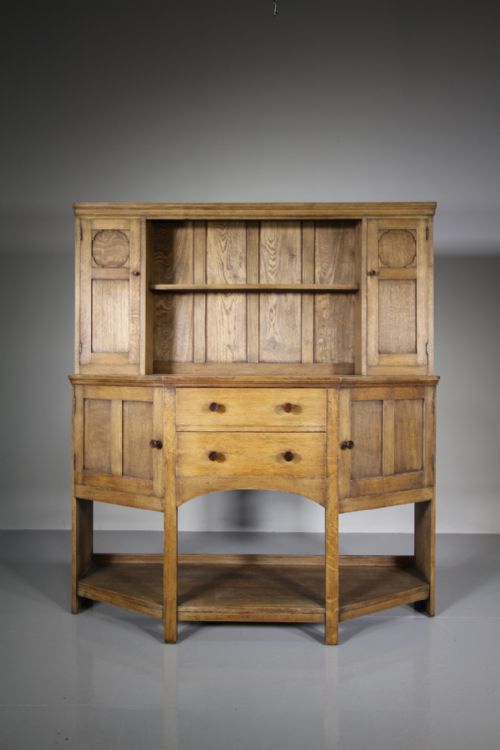 
Heals of London 1930’S Solid Oak Dresser – Labelled.