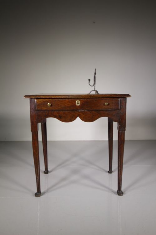 18th Century Welsh Antique Oak Lowboy Table