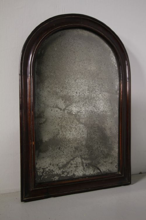 Georgian Arch Top Antique Mahogany Wall Mirror