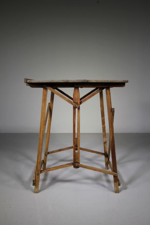 
Edwardian Antique Hatherleys Teak Artists Table