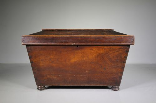 English Regency Antique Wine Cooler in Teak