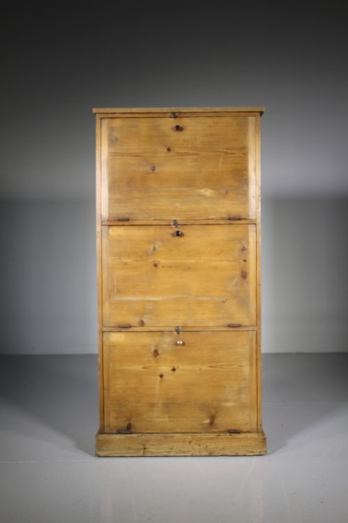 English 19th Century Antique Solicitors Cabinet