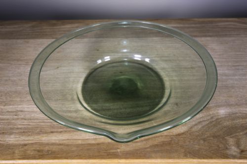 Rare Very Large English 19th Century Antique Glass Creamer Dish
