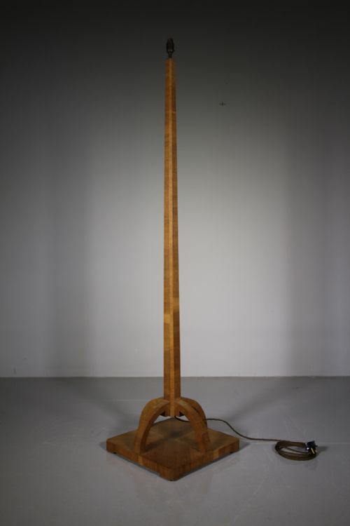 English Antique Art Deco Standard Lamp – Rewired