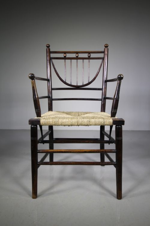 19th Century Heals Antique Sussex Armchair