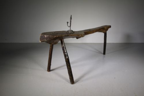 Georgian Antique Oak Bench Coffee Table