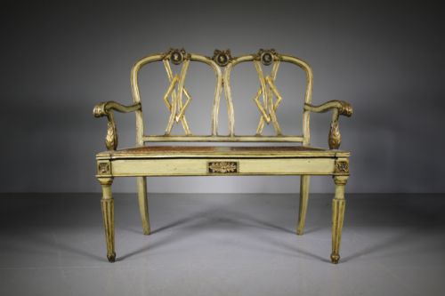 Original Painted 19th Century Antique Sofa