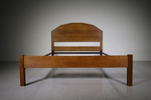 Heals of London 1920’S Oak Double Bed – Labelled