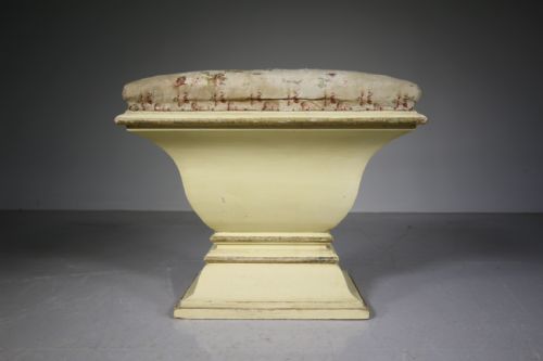 English Regency Antique Shaped Stool in Original Paint