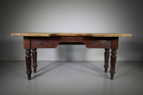 English 19th Century Antique Pine Jewellers Work Table