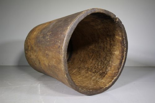 Very Large 19th Century Antique Hollow Tree Trunk Barrel