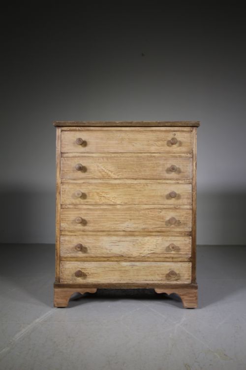 Regency Antique Original Painted Pine Chest of Drawers