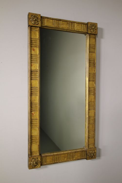 English Regency Antique Gilt Wall Mirror
