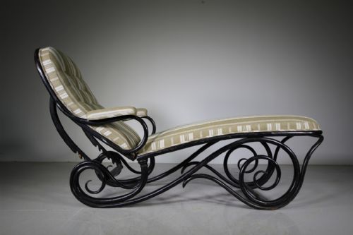 Amazing 1920’S Thonet Bentwood Antique Reclining Daybed
