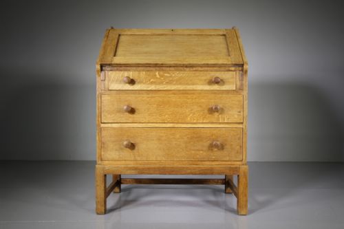 1930’S Oak Writing Bureau by the Bath Cabinet Makers
