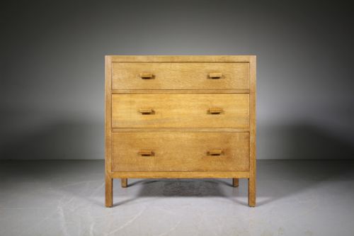 Heals of London 1920’S Oak Chest of Drawers – Labelled