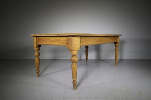 English 19th Century Antique Oak Kitchen Dining Table – Good Size