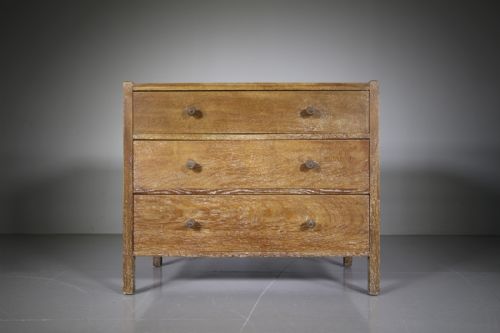 Heals Antique Oak Letchworth Chest of Drawers