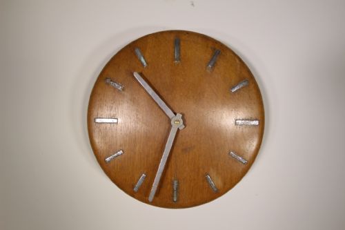 1930’S English Oak Wall Clock – Fully Working