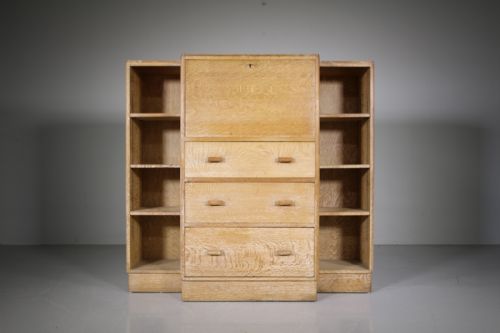 Heals 1920’S Oak Bureau Bookcase