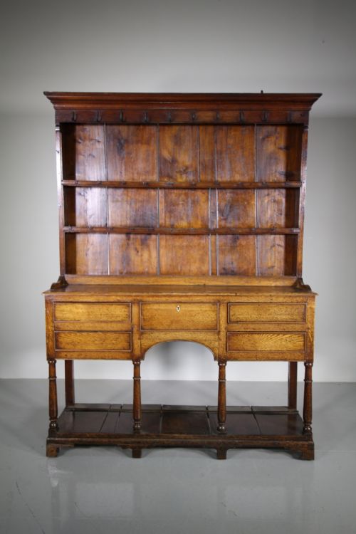 18th Century Carmarthenshire Antique Oak Welsh Dresser
