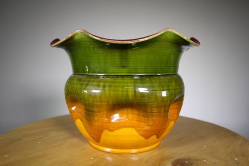 Large Arts & Crafts Bretby Antique Art Pottery Jardiniere