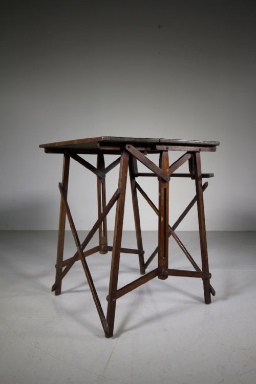 
English 19th Century Antique Hatherleys Artist Table
