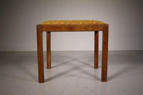 1920’S Heals Oak Stool – Original Heals Fabric