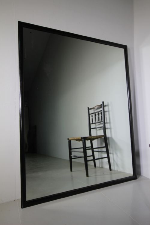 Large English 19th Century Antique Shop Fitting Mirror