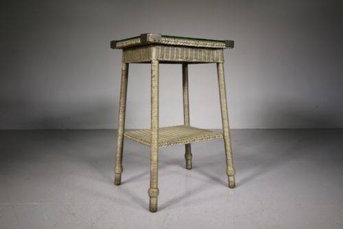 Lloyd Loom Side Table Dated 1931