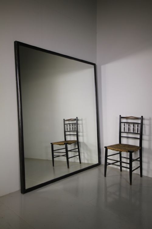 Very Large English Antique Shop Fitting Mirror