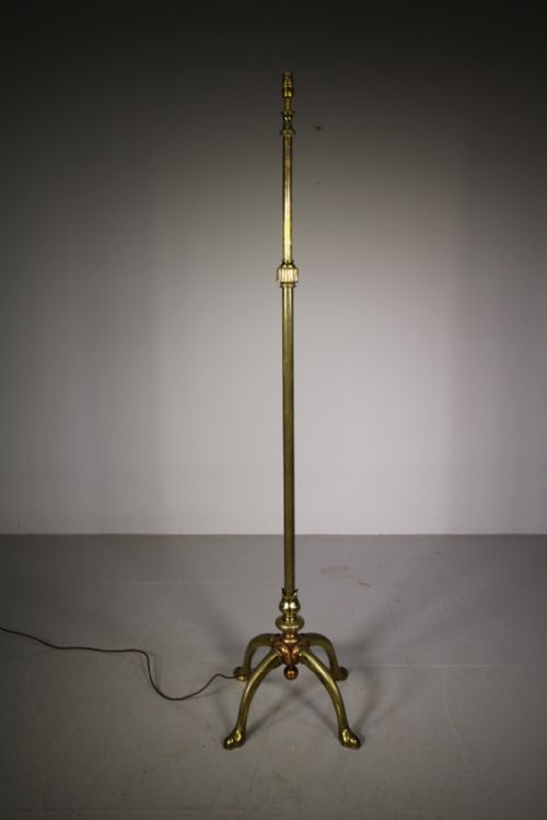 19th Century Benson Antique Arts & Crafts Floor Lamp